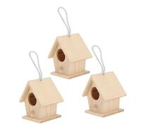 Sosoport 6piezas Adorno De Nido De Pájaro Imitación para Jardín Decoración para Eventos Simulación Realista para Colgar Árboles y Cercas para Decoraciones De Pascua y Otras Ocasiones