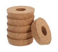Sosoport 6piezas Tapas De Corcho para Macetas De Hidroponía Tapones Reutilizables