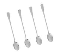 Sosoport 8 piezas Cucharas Inoxidable con Mango para Café Té Postres y Cócteles Cucharas Mezcladoras Multifuncionales para Servicio Barra
