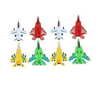 Sosoport 8 Piezas Juguetes de avión Huili Juguete de Combate Aviones de Juguete para Juguete de avión para avión Modelo Divertido avión de Juguete el plastico