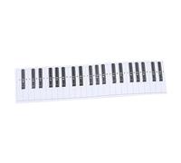 Sosoport 88 Tabla De Práctica De Piano Dedo Teclado Nota Gráfico Piano Notas Piano De Teclado Guía Piano Digital Teclado De Piano Llave Teclado Musical Papel Cuché