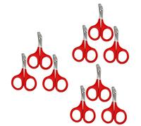 Sosoport 9piezas Cortauñas Inoxidable para De Tijeras para Cortar Uñas De y Gato Herramienta De Cuidado De Uñas para Casa y Salón Rojo