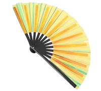 Sosoport Abanico de Mano Grande Chino para Danza y Fiestas Ventilador Portátil de Accesorio Decorativo para Eventos y Celebraciones