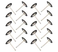 Sosoport Accesorio para Taladro de Pulido 20 Piezas Cepillo de Limpieza Giratorio de Cerdas de Cerdo T 3X25 MM Herramientas Eléctricas de Rectificado para Limpieza y Pulido Industrial