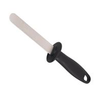 Sosoport Afilador de Cocina Varilla de Afilar Práctica de Emery y Abs, Resistente al Desgaste, Orificio para Colgar, para Cocina y Restaurante