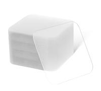 Sosoport Almohadillas Adhesivas Transparentes de Doble Cara 80 Unidades Cintas Adhesivas Removibles sin Rastro para Montaje en Paredes Uso Multipropósito en Hogar y Oficina