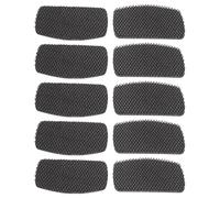 Sosoport Almohadillas Interiores para Talón 10 Parches Autoadhesivos para Reparación de Calzado Deportivo, Malla de Poliéster Soporte Estable y Transpirable, Color Negro