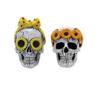 Sosoport Ambientador para Ventilación de Coche Clip, Difusor de Fragancia de Resina en Forma de Calavera, Accesorio Decorativo para Interiores de Automóvil, Diseño Compacto y Aroma