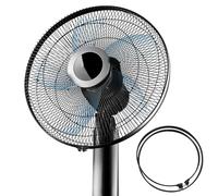 Sosoport Anillo de Rejilla para Ventilador Eléctrico de Piso y Pared, Aro Fijo de Abs Resistente a Deformación Instalación Conveniente para Fiesta Verano