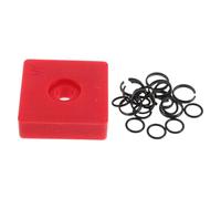 Sosoport Anillo de Retención para Llave de Impacto 3/8 con Junta Tórica de Caucho Clip de Fricción para Mantenimiento y Reparación de Herramientas Neumáticas Kit de 10 Unidades para Uso