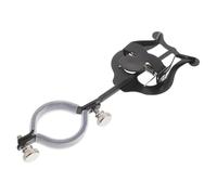 Sosoport atril para saxofón clip de música de trombón porta cañas de clarinete clip de lira de marcha sostenedor de la trompeta abrazadera de saxo soporte de música portátil Metal Black