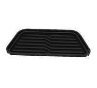 Sosoport Bandeja de Goteo de Silicona para Dispensador de Agua Refrigerador Colector de Goteo Antideslizante de Limpiar y Reutilizable para Evitar Derrames Negro
