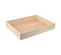 Sosoport Bandeja de Jardín Zen Japonesa de Madera 40x30x6 Cm para Meditación y Escritorio, Mini Bandeja de Arena Montessori Accesorios Zen, Adecuado para Decoración y Relajación en Casa U