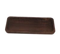 Sosoport Bandeja Decorativa de Madera Rústica para Organización Multifuncional Cocina Baño y Tocador Bandeja Alargada para Joyas Cosméticos y Centro de Mesa Estilo Farmhouse