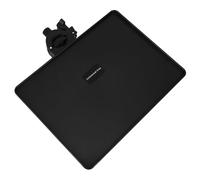 Sosoport Bandeja para Soporte de Micrófono Clip, Tamaño Mediano 22x16,5 Cm, Color Negro, Resistente hasta 3 Kg, Estante para Tarjeta de Sonido y Accesorios para Transmisión en Escritorio