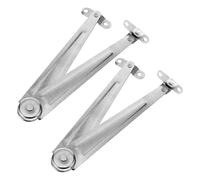 Sosoport Barras de Soporte Metálicas Ajustables para Armarios 2 Piezas Varillas de Tracción de 12 MM de Grosor Soporte Resistente para Puertas y Tapas Plegables Accesorio