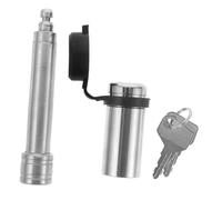 Sosoport Bloqueo de Enganche de Remolque Inoxidable Accesorio de Seguridad para Remolque Compatible con Múltiples de Vehículos Diseño Elegante y Duradero de Usar