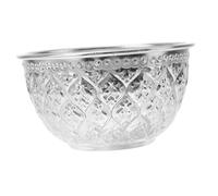 Sosoport Bol de Esencial Delicado y Multifuncional Cuenco de Spa Thai de Grabado Ligero y Compacto para Almacenamiento Seguro y Uso Versátil Belleza y