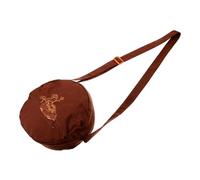 Sosoport Bolsa para Cuencos Cantores de Meditación, Pequeña, de Algodón Resistente Color Café, Estuche Portátil para Almacenamiento y Transporte Seguro en Prácticas Budistas