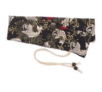 Sosoport Bolsa Portátil Para Baquetas De De Algodón, Doble Capa, Capacidad 2-3 Pares, Soporte Ligero y Resistente Diseño Colorido De Carpa Koi, Adecuado Para Uso Viajes y Exteriores