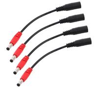 Sosoport Cable Adaptador de Cambio de Polaridad Conexión Estable 15cm, 4 Piezas, Plástico y Metal para Pedal de Efectos de Guitarra para Pedal Board y Gig Bag