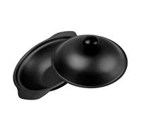 Sosoport Cacerola De Hierro Fundido 16 Cm Tapa De Hierro Antiadherente Olla Para Guisar Cocina Casera Utensilios Para Hogar