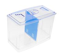 Sosoport Caja de Cría para Acuarios Caja de Aislamiento Transparente Orificios para Oxigenación Incubadora de Alevines Divisor para Peces Accesorio para Pecera Vivero de Peces Tropicales