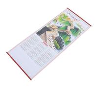 Sosoport Calendario Colgante de Pared 2025 Estilo Ratán Calendario Mensual Impreso Claro Tamaño Pequeño para Oficina y Hogar Resistente y Multifuncional para Planificación Diaria