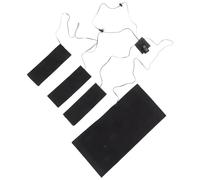 Sosoport Calentador de Ropa Eléctrico, Lámina Calefactable de Fibra Compleja, 3 Niveles Ajustables, Lavable, USB 5v, Negro, para Chaleco Calefactable