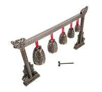 Sosoport Campanas Retro Instrumento De Percusión Carillón De Mano Instrumento Musical Campanas De Adorno Campanas De Mano Para Sonar Campanas De Mano Instrumento De Carillón