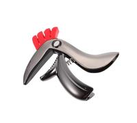 Sosoport Cejilla Para Guitarra Folk De Aleación De Zinc, Cambiador De Tono Negro, Herramienta Práctica Compatible Guitarra Acústica, Eléctrica, Ukelele y Mandolina