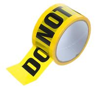 Sosoport Cinta de Seguridad Adhesiva Amarilla con Texto Negro Do Not Enter Cinta de Advertencia Resistente para Suelos Paredes y Tuberías para Señalización y Prevención de Riesgos