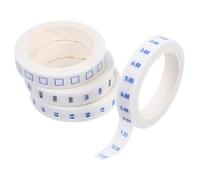 Sosoport Cinta Washi Decorativa para Gestión del Juego de 4 Rollos de Cinta Adhesiva de Papel Washi de Color Claro para Scrapbooking y Planificación en Oficina