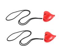 Sosoport Clip Para Babero Multiusos Decorativo Forma De Corazón Para Cochecito Clips De Fijación Resistentes Para Baberos Tipo Bandana y Recogebaberos De Cuna Cordón