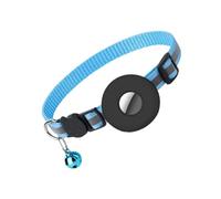 Sosoport Collar de Gato Gatito ladrido Campana línea Basura Tunel de Gato Dog Collar coleiras para cães Collar al Aire para Mascotas Collares de Perro separatistas Nylon Blue