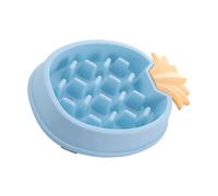 Sosoport Comedero Antivoracidad para Perros Cuenco Interactivo De Comida Lento Diseño Creativo Forma De Piña para Evitar Ahogos y Promover Hábitos Saludables