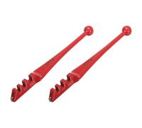 Sosoport Cortador Profesional de Vidrio y Cerámica de Acero Rojo, Diseño Compacto y Paquete de 2 Piezas para Uso Manual en Proyectos DIY