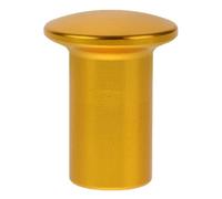 Sosoport Cubierta Decorativa del Botón del Freno de Mano Instalación Fácil en Aleación de Aluminio Dorado y Diseño Versátil para Coche para Palanca Giratoria