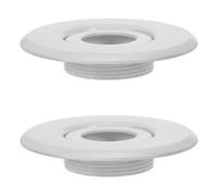 Sosoport Cubierta Decorativa para Rociadores contra Incendios de Plástico Resistente Dn15 2 Unidades Protección contra Polvo para Interiores Comerciales y Residenciales