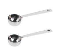 Sosoport Cucharas Medidoras de Acero Inoxidable para Café y Leche en Polvo, 2 Piezas de 15ml Mango Largo, Precisión y Fácil de Usar en Cocina y Despensa