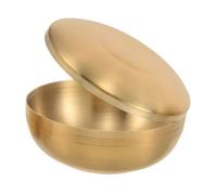 Sosoport Cuenco Coreano de Acero Inoxidable con Tapa Resistente al Horno para Preparar y Almacenar Alimentos para Arroz al Vapor Kimchi y Salsas Diseño Duradero de Multiusos para Cocina