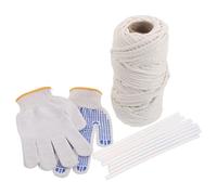 Sosoport Cuerda Natural de Sisal para Rascador de Gato 1/4 Pulgada × 164 Pies Cuerda para Árbol de Gatos DIY Piezas de Repuesto Resistente al Desgaste para Reparación y Bricolaje de