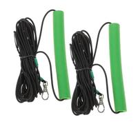 Sosoport Cuerdas De Entrenamiento Portátiles para Periquitos 2 Piezas Arneses Verdes para Pájaros Material Suave para Pájaros Que Vuelan