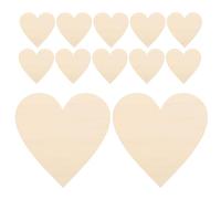 Sosoport de Corazones de Madera sin Terminar para Proyectos Navideños Beige 30 Piezas Uso Versátil y Creatividad para Manualidades y Artesanal