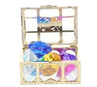 Sosoport De Juguete para Niños Gema Decorativa Accesorio para Fotos Bolsa De Rocas Juego De Búsqueda del