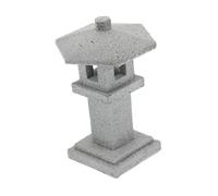 Sosoport Decoración del Pabellón Estatua De Pagoda para Acuario Adorno De Jardín Chino Figuritas De Pagoda para Jardín Zen Escultura De Pequeño para Peceras