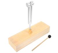 Sosoport Diapasón Resistente con Caja de Resonancia de Madera y Martillo en Aleación de Aluminio con Mejora de Concentración para Meditación y Ejercicios de Balance