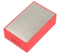 Sosoport Disco de Lijado y Pulido de Diamante 95X58Mm para Azulejos Vidrio Mármol Piedra Grano 100 Resistente al Desgaste Esponja Flexible para Lijado Manual y Restauración