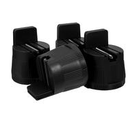 Sosoport Elevadores Ajustables para Patas de Muebles Abrazadera 6-8 Cm, Almohadillas Antideslizantes y Silenciosas, Juego de 4 Piezas para Mesas, Sillas y Camas, Protección para Suelos