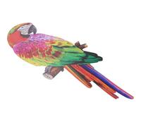 Sosoport Escultura Pájaro Arte La Pared Decoración Loro Metal Estatua Estatuilla Decoración Colgante Adorno Pared Pájaro Decoraciones Para El Hogar